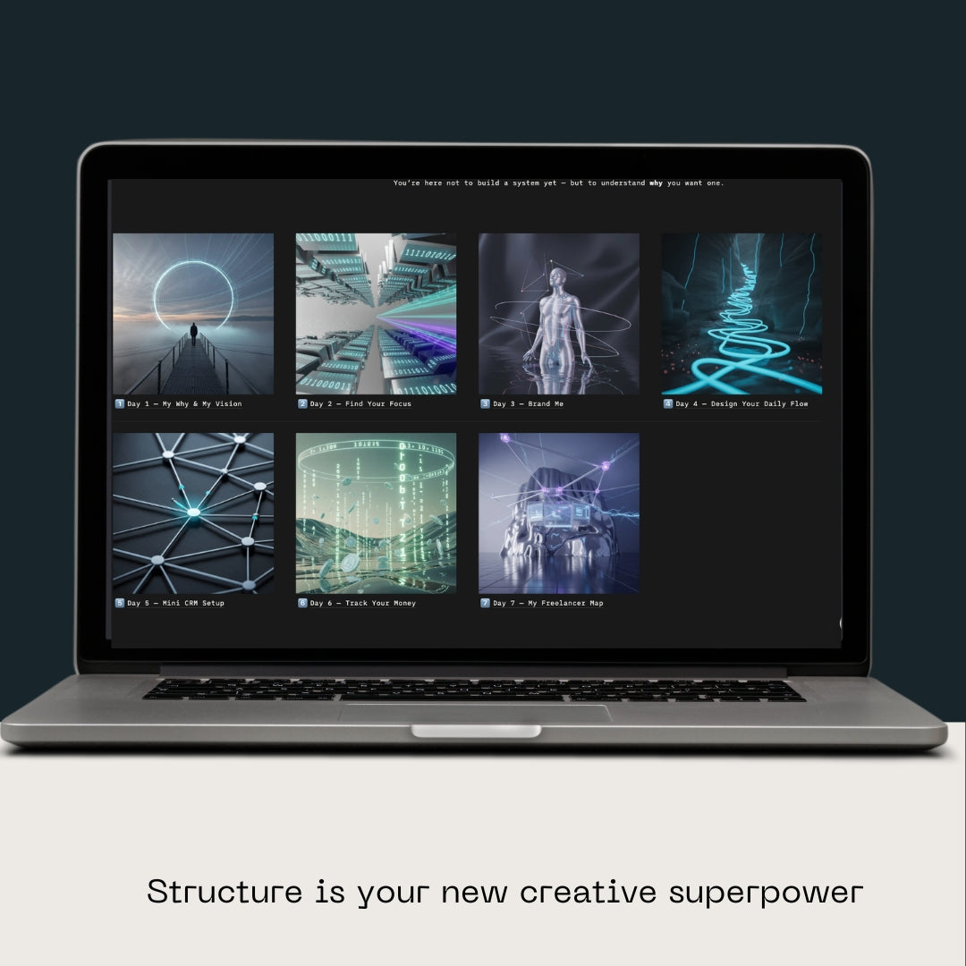 Freelancer Starter: A 7-Day Notion System to Organize Your Workflow, Regain Focus, and Build a Calm, Structured Routine